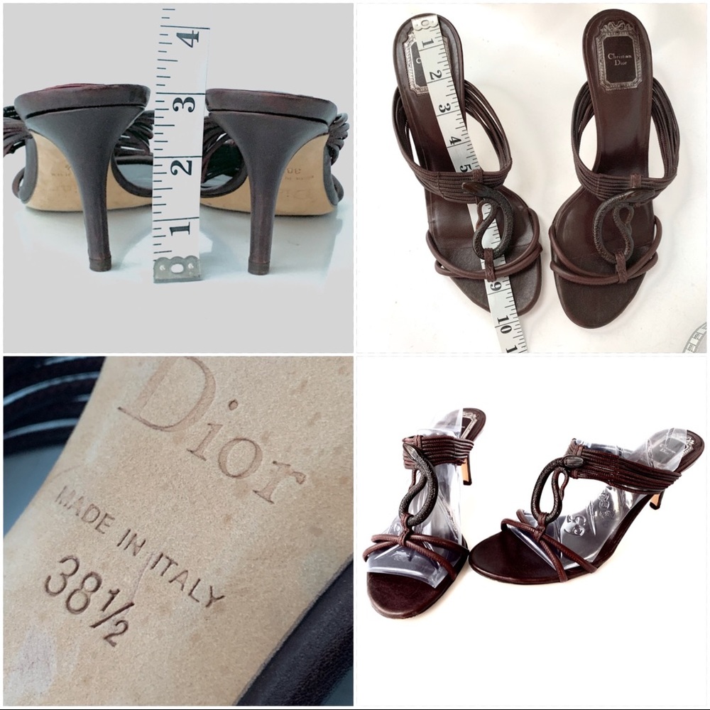 Y2K Christian Dior John Galliano 2007 ‘Samouraï 1947’ Snake Bakelite Sandals - Picture 12 of 15